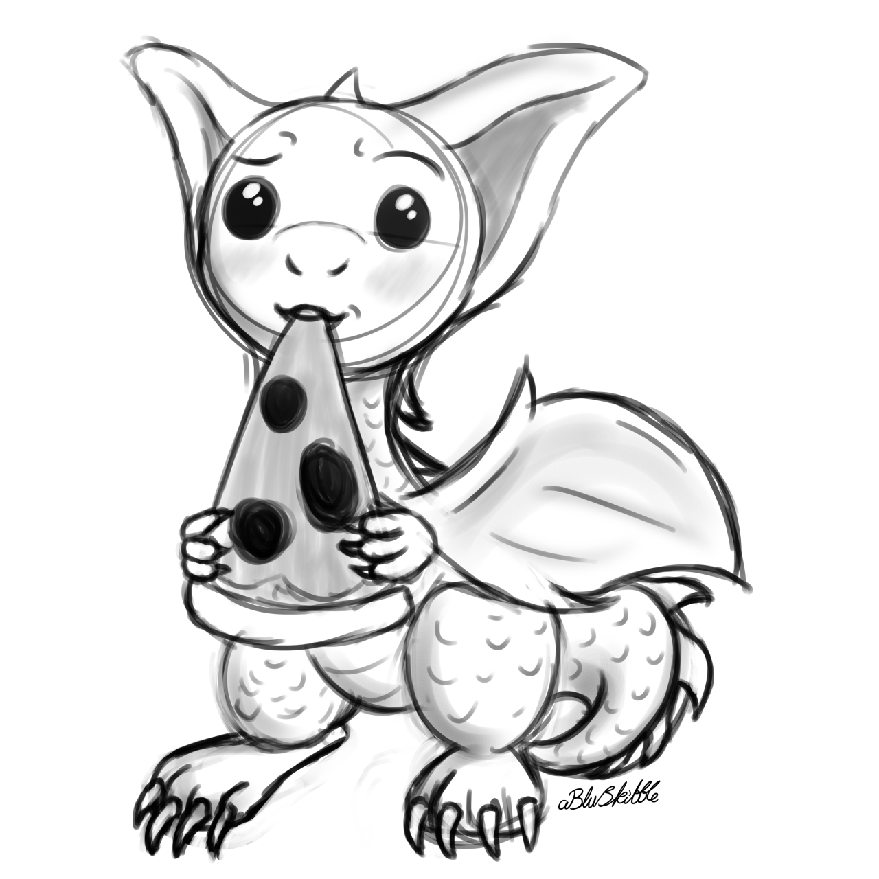 1280x1280 Collection Of Dragon Cute Drawing High Quality, Free