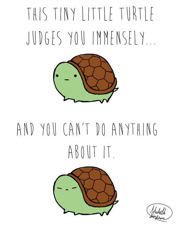 600x776 Tiny Turtle By Michellescribbles