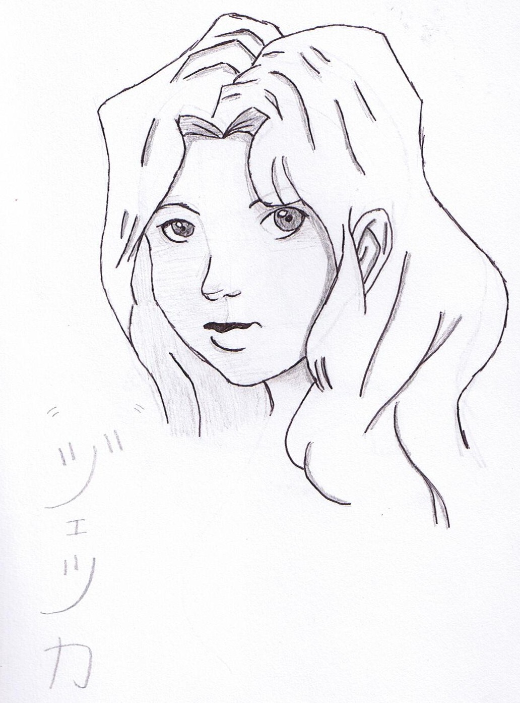 1032x1393 Gallery Easy Fairy Girl Face Drawing,