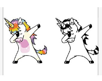 340x270 Dabbing Unicorn Etsy