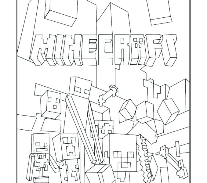 678x600 Competitive Dantdm Coloring Pages Minecraft Fo