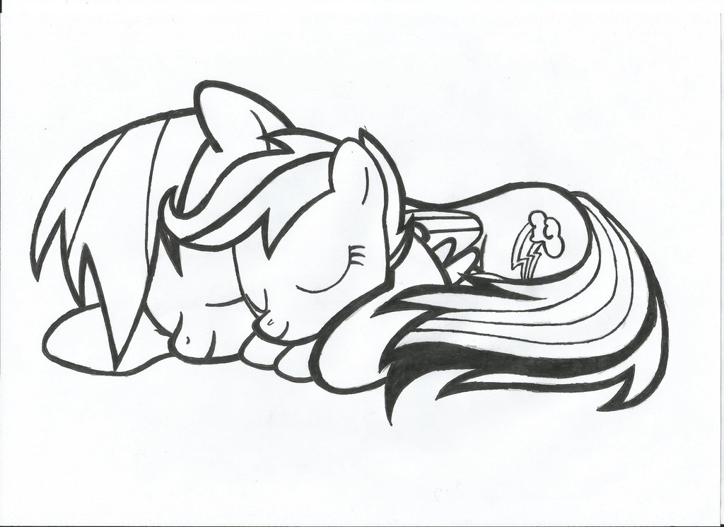 1024x745 Rainbow Dash And Scootaloo Drawing By Bronyponyproductions