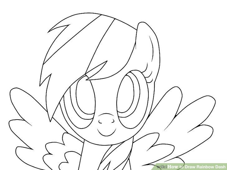 728x546 4 Ways To Draw Rainbow Dash