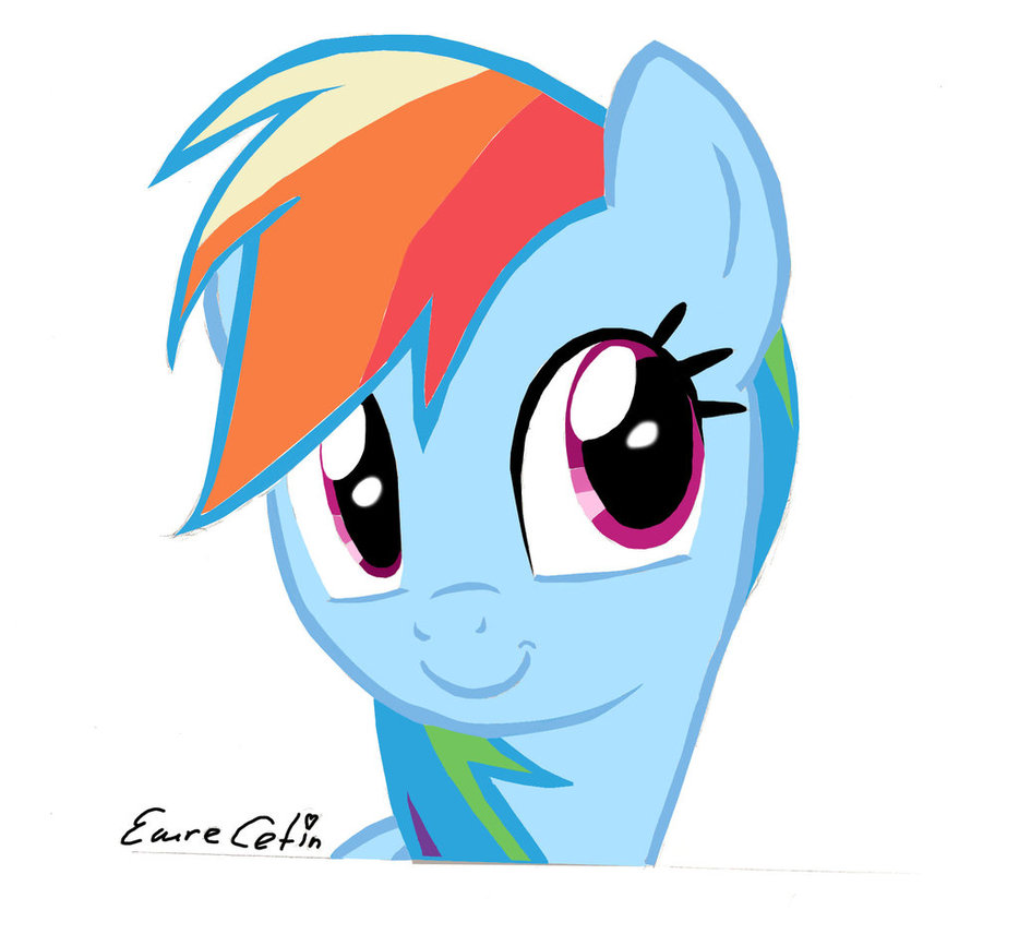 934x856 Rainbow Dash Drawing (Colored) By Sonicbest222
