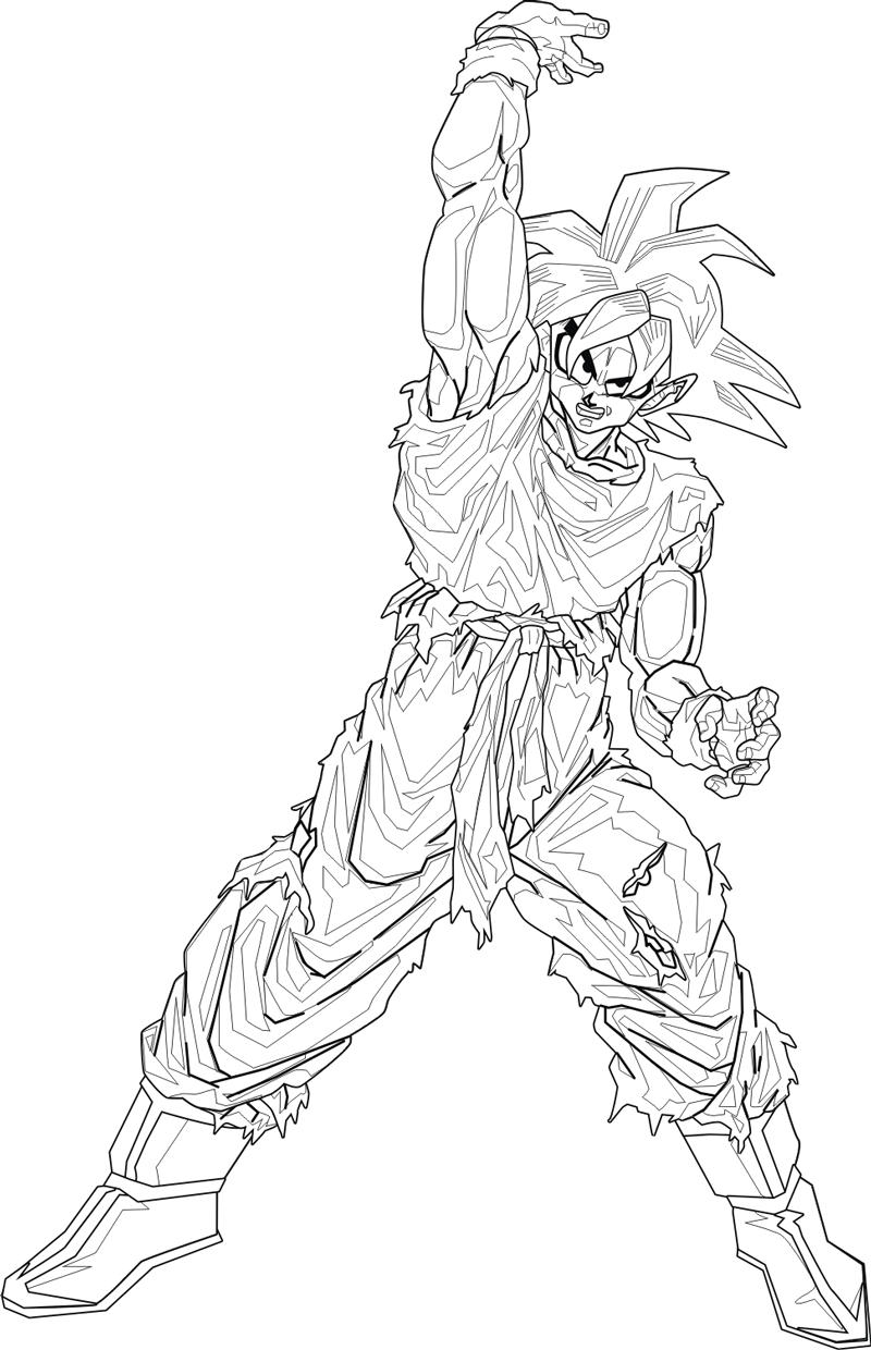 800x1240 How To Draw Dragon Ball Z Gohan How To Draw Goku From Dragon Ball