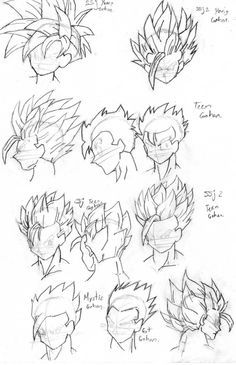 236x365 Cabellera De Gohan By Rasec Dragon 91 Dragon Ball Z