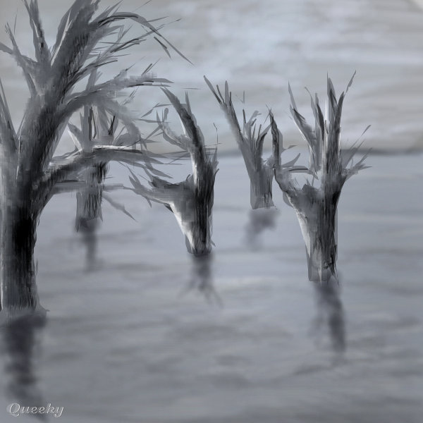 600x600 Dead Forest A Fantasy Speedpaint Drawing By Helyn1469