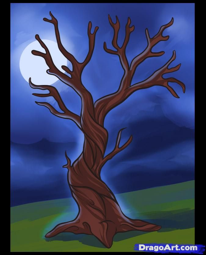 675x834 How To Draw A Dead Tree Beautiful Art Drawings