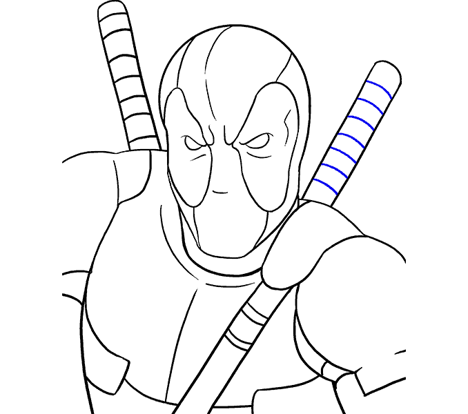 678x600 How To Draw Deadpool Easy Step By Step Drawing Guides