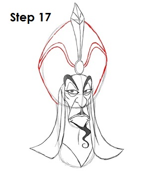 300x388 How To Draw Jafar