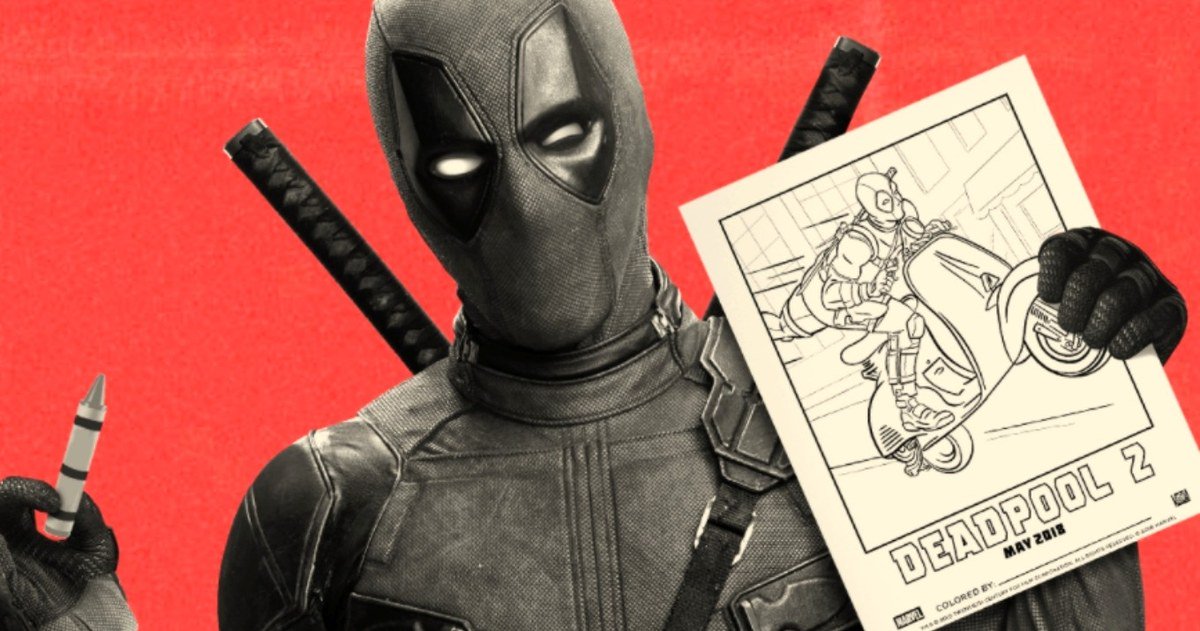 1200x631 Deadpool 2 Coloring Page Celebrate National Crayon Day