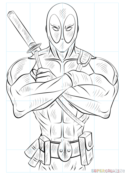 415x575 Pictures Pics Of Deadpool Drawings,