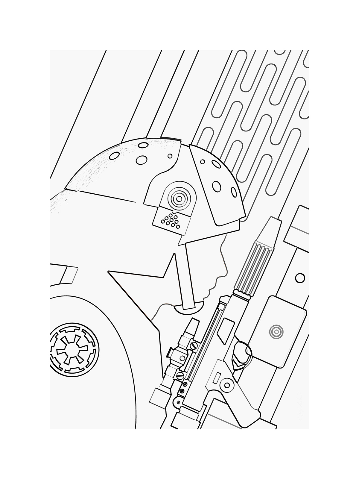 1200x1600 Star Wars Imperial Death Star Trooper Poster On Behance