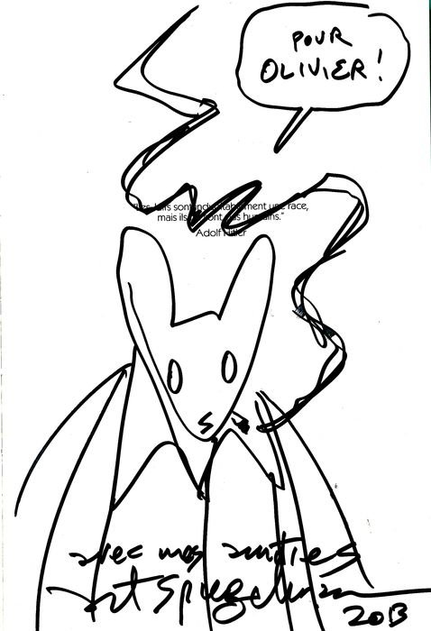 478x700 Maus, Vol. 1 + Dedication Drawing