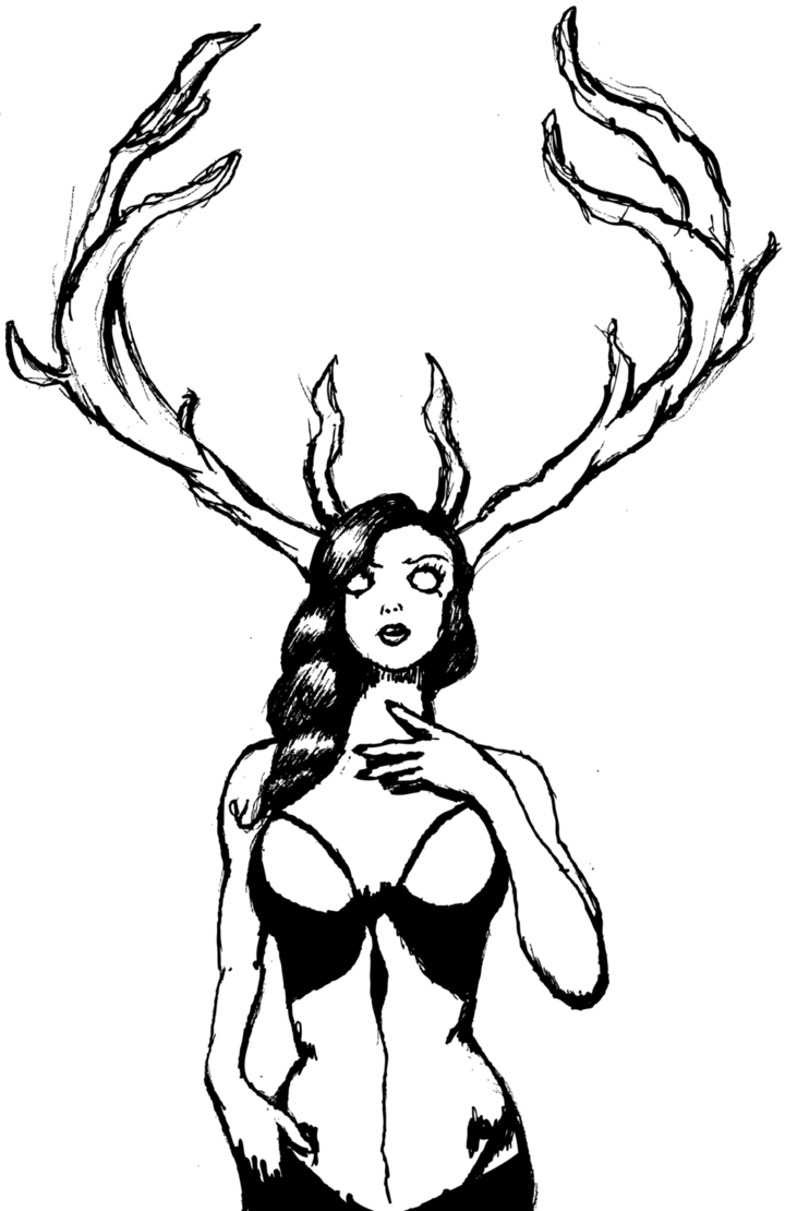 720x1110 Deer Girl By Chadxilla