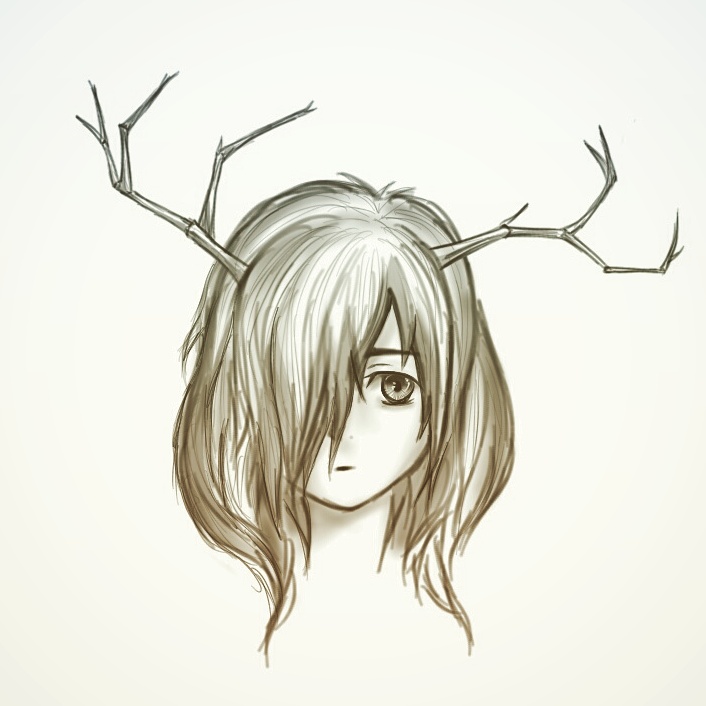 706x706 Le Deer Girl By Bakagura