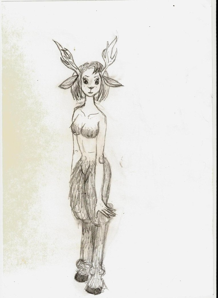 765x1044 Quick Drawing The Deer Girl By Putridnightmares