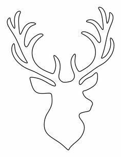 236x305 Pictures Outline Of A Deer Head,