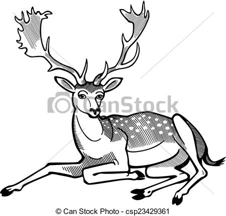 450x432 Collection Of Deer Laying Down Clipart High Quality, Free