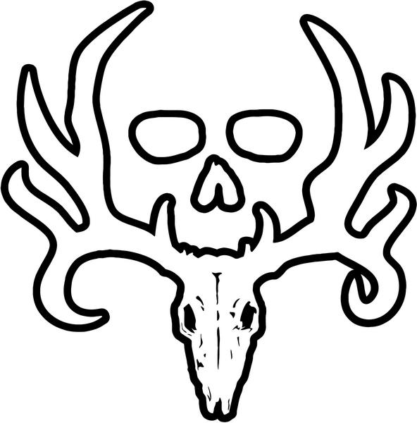 Deer Skull Drawing Easy at GetDrawings | Free download