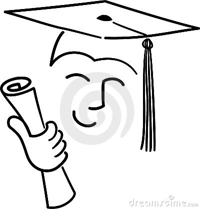 400x417 Collection Of College Degree Drawing High Quality, Free