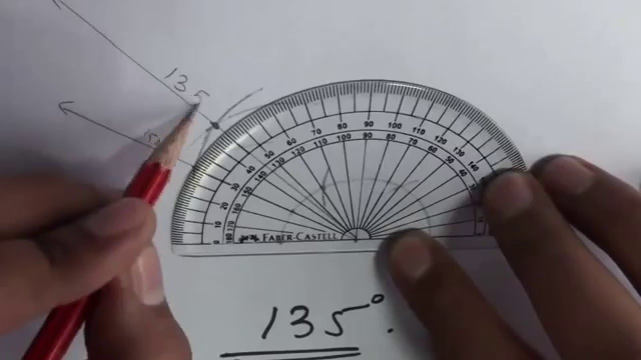 1280x720 How To Construct Angles 105 120 135 150 Degrees