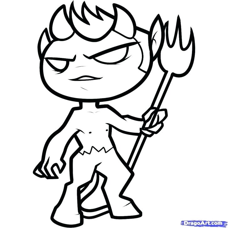 728x728 How Draw A Devil Medium Size Of Drawings Easy Drawing How