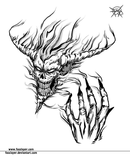 536x650 Devil By Fasslayer On Newgrounds