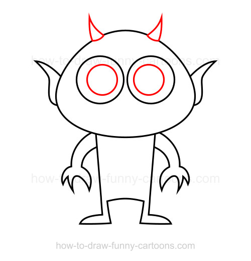 500x518 How To Draw A Demon