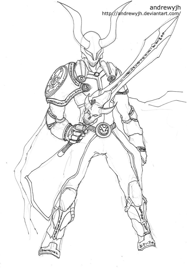 747x1069 Demon Warrior King By Andrewyjh