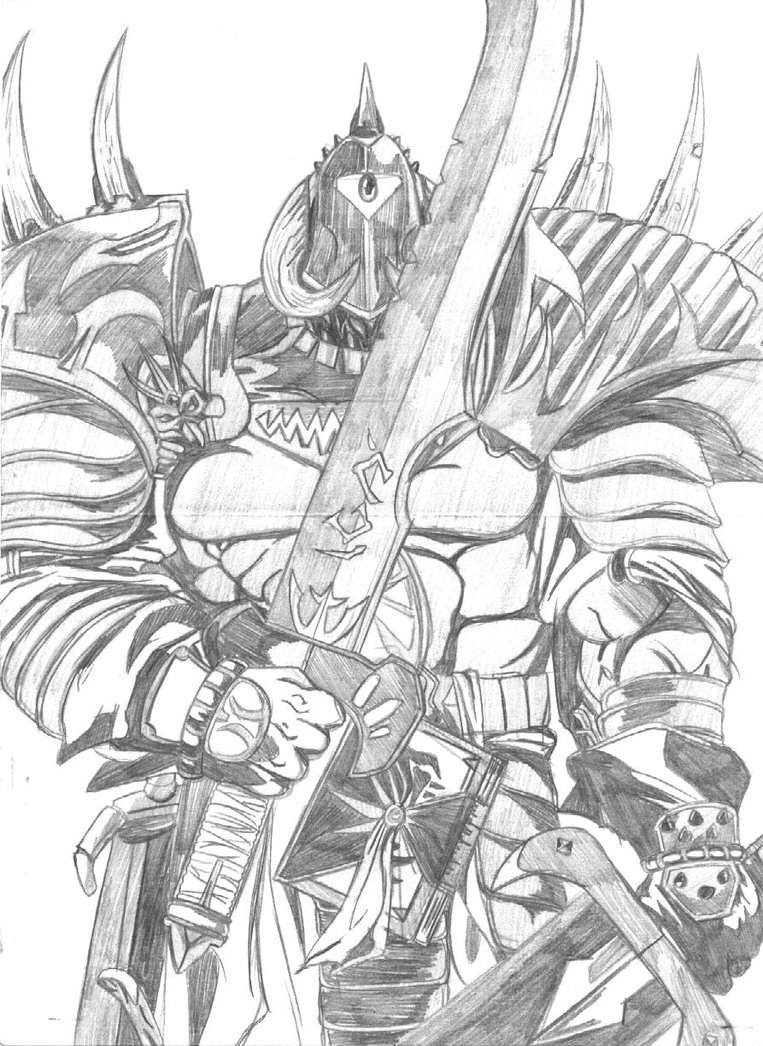 763x1046 Demon Warrior By Predator0083