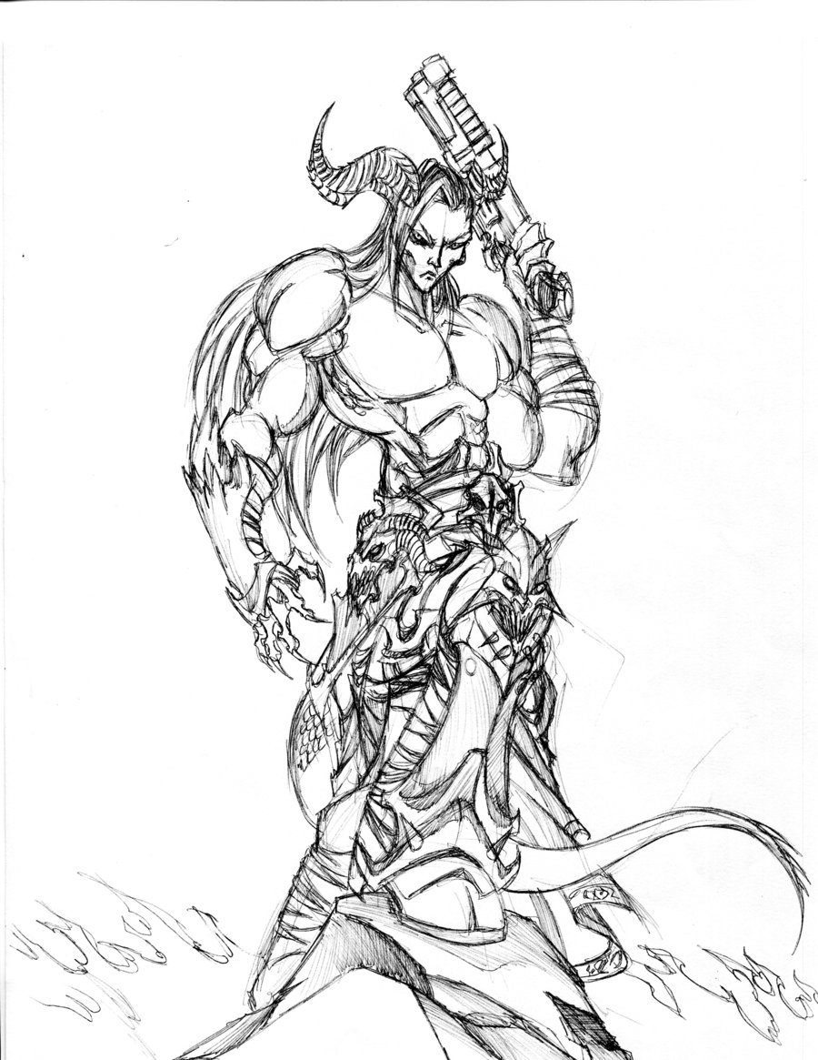 900x1165 Half Demon Vulgrim By Winddragon24