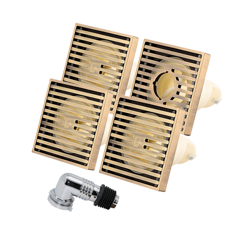 800x800 Submarine Floor Drain Deodorant Fast Row All Copper Green Bronze