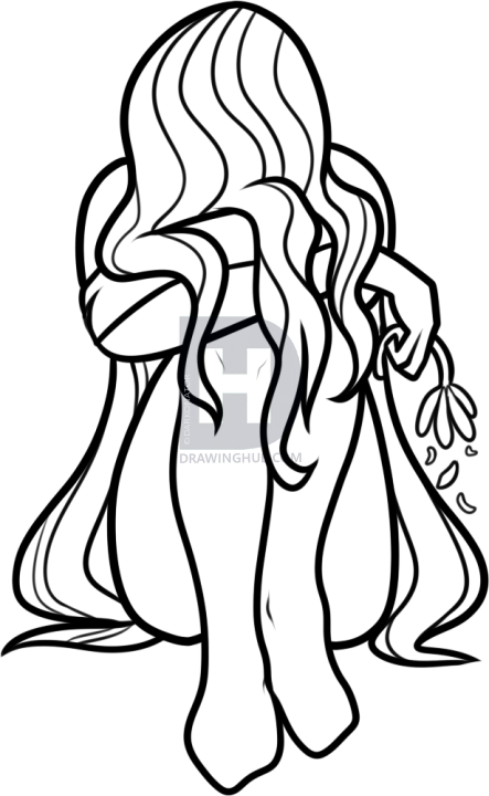 443x720 How To Draw A Girl Crying, Step By Step, Drawing Guide, By