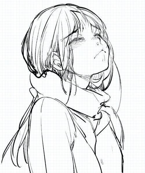 500x597 Pictures Sad Anime Drawings,