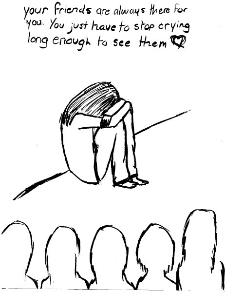 462x603 Depressed Girl By Hoshidzukiyo