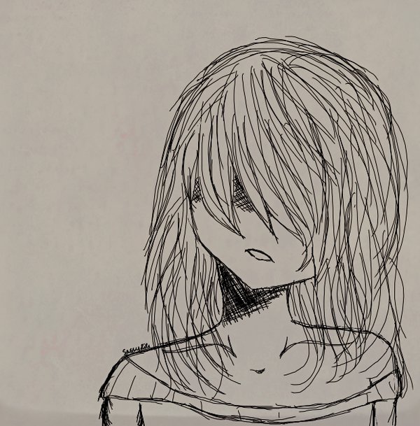 600x609 Depressed Anime Girl By Sassylils