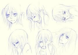 268x188 Crying Anime Girl Sketch