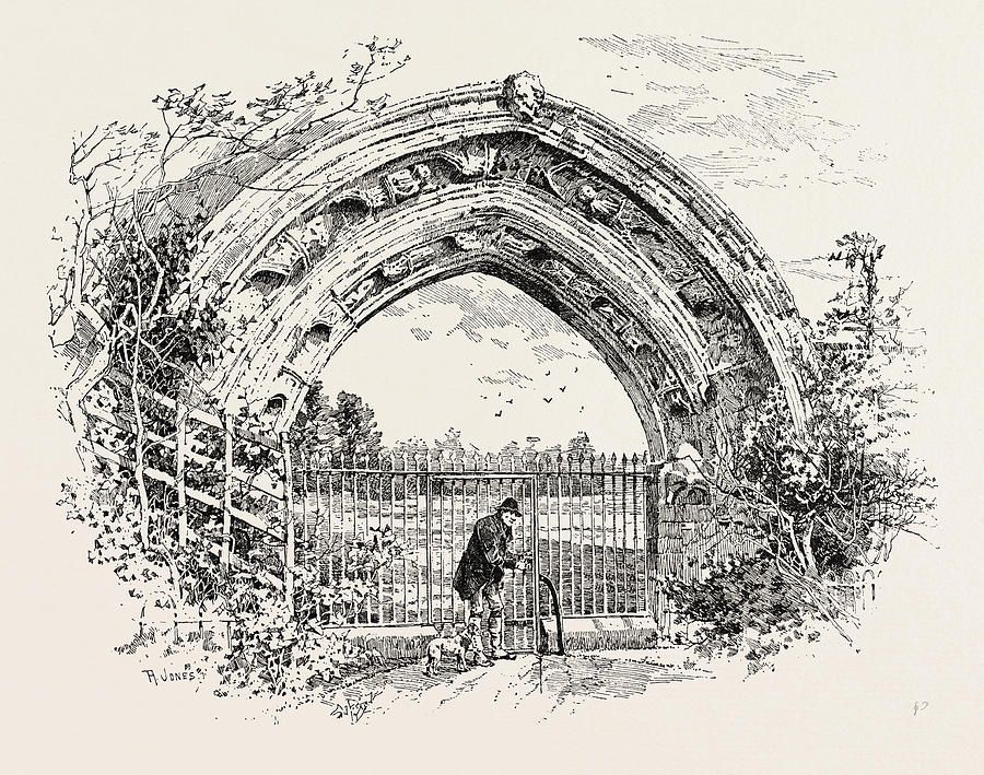 900x709 Derby, Ruined Arch Leading To Vestibule Of The Chapter House