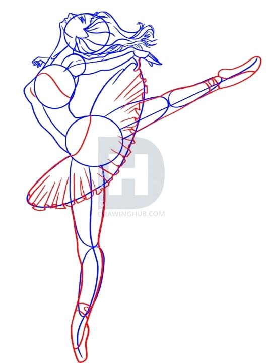 530x720 How To Draw A Ballerina Plus Description This Is Your Last Drawing