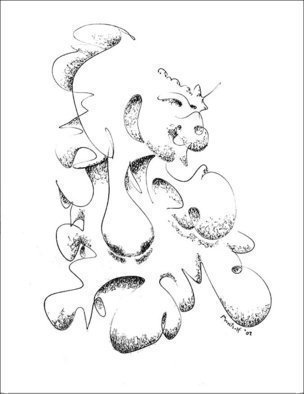 304x394 Pen Drawings Original Artwork