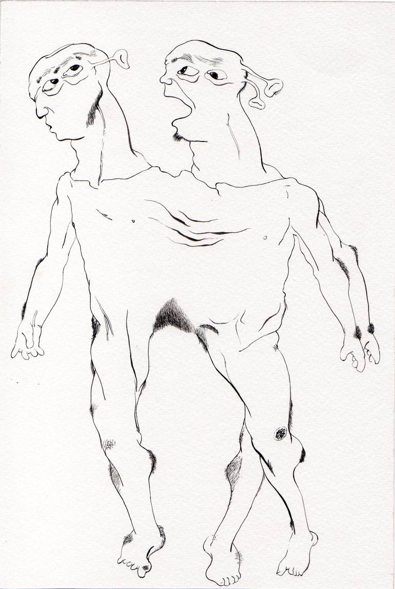 770x1149 Saatchi Art Burning Desire Shadows (Drawing 33) Drawing By Rahul