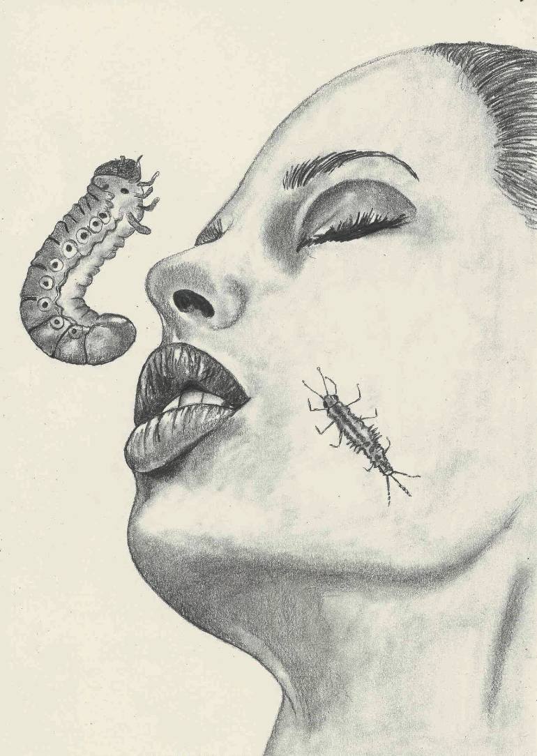 770x1084 Saatchi Art A Bad Desire Drawing By Katarzyna Szymonik