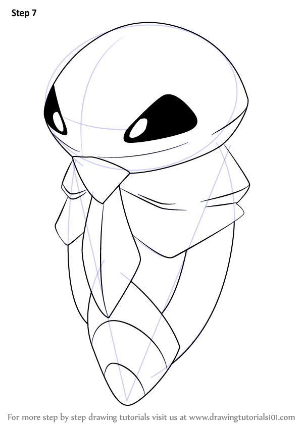 598x844 Learn How To Draw Kakuna From Pokemon (Pokemon) Step By Step