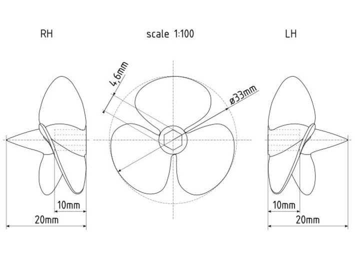 710x528 Rh, German Destroyer 1936, Propeller, Hex Nut (Tcrk2u8a8) By 3dnavy