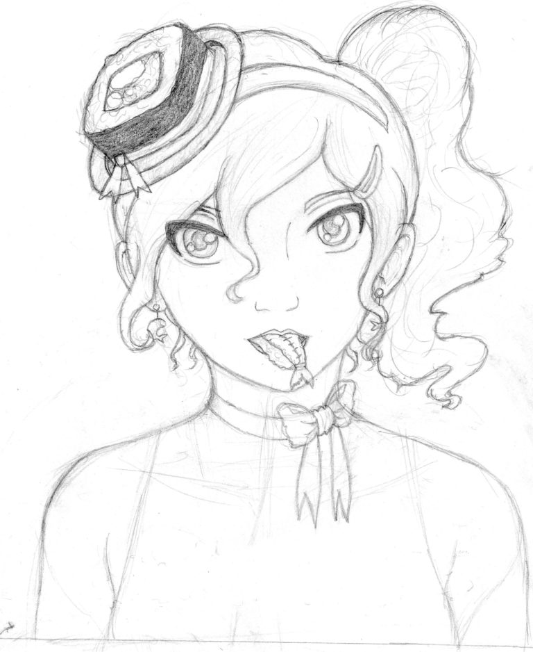 768x938 Anime Style Drawing Random Anime Style Drawings Laura Fuller Art