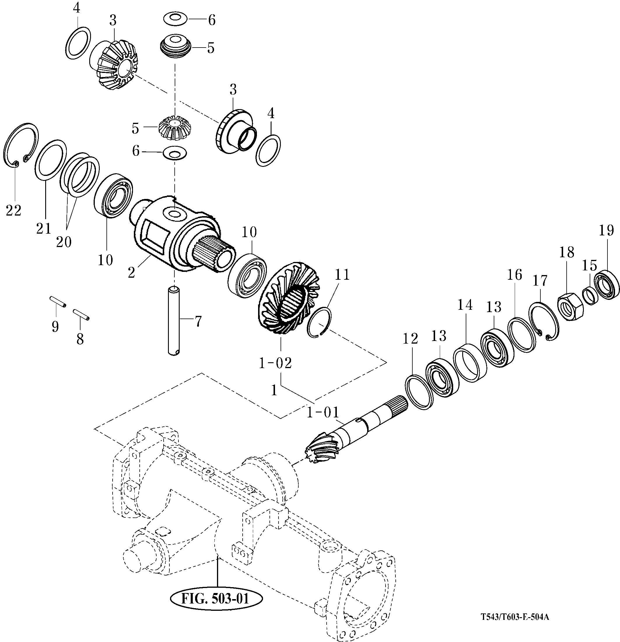 2126x2201 Front Differential Gears