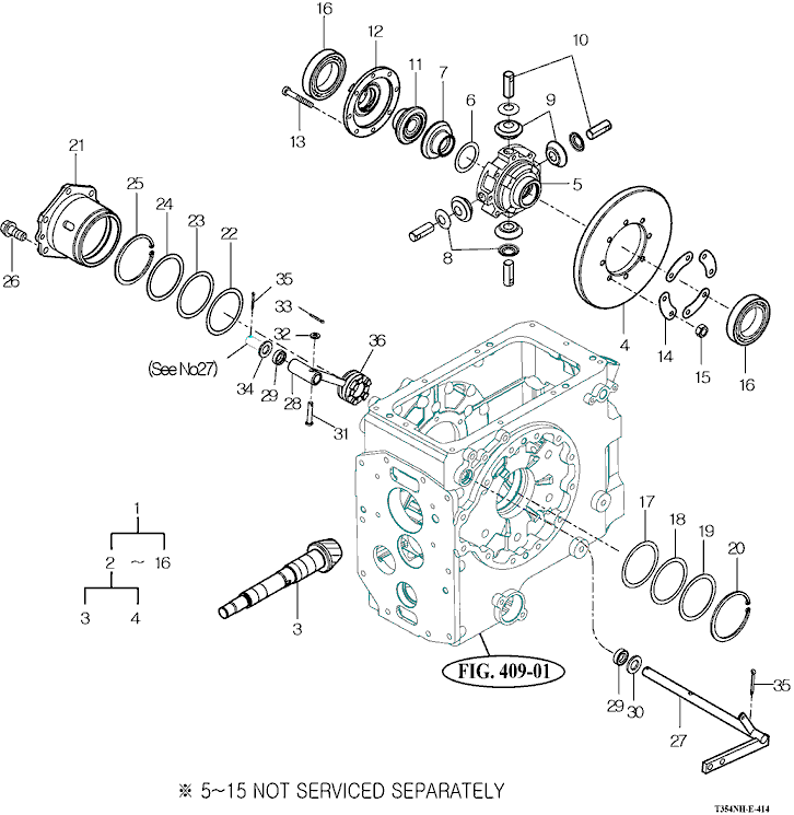 726x745 Rear Differential Gears And Lock