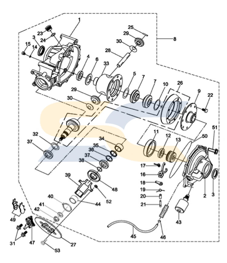 750x868 Rear Differential