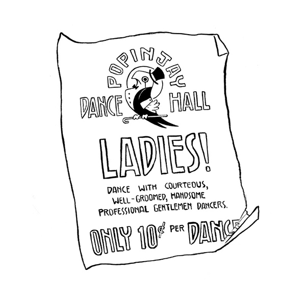 600x592 Dime A Dance On Behance